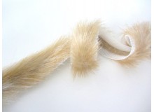 Borte Fell - Pelzimitat beige braun